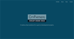 Desktop Screenshot of citypartnersdc.com